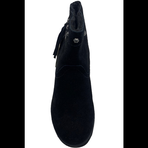 BEARPAW Women's Carolina Suede Boot Black - Medium - Picture 2 of 3